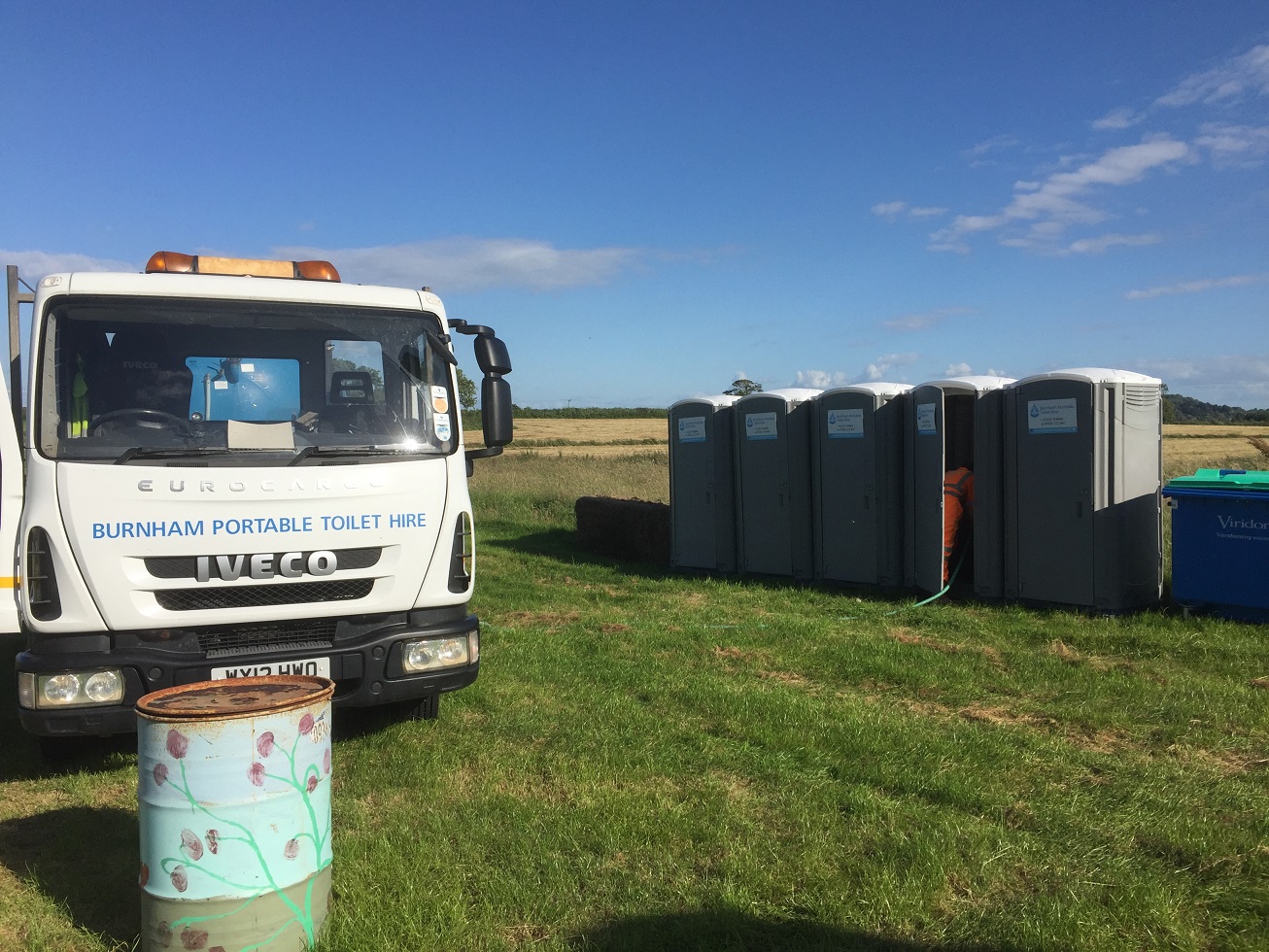 Festival Toilet Hire Portable Loo Somerset Taunton - Godney Gathering 1