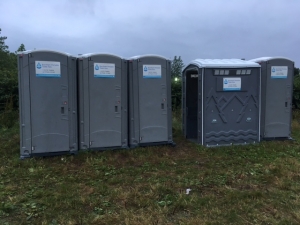 festival portable toilet hire Godney Gathering 2017