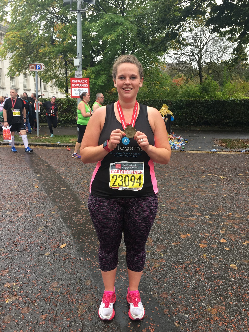 Becky Amestoy Cardiff Half Marathon 2017 Highbridge Ladies Running Club