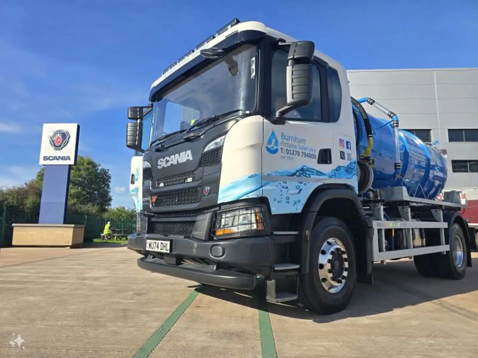 scania 2024 new lorry waste tanker
