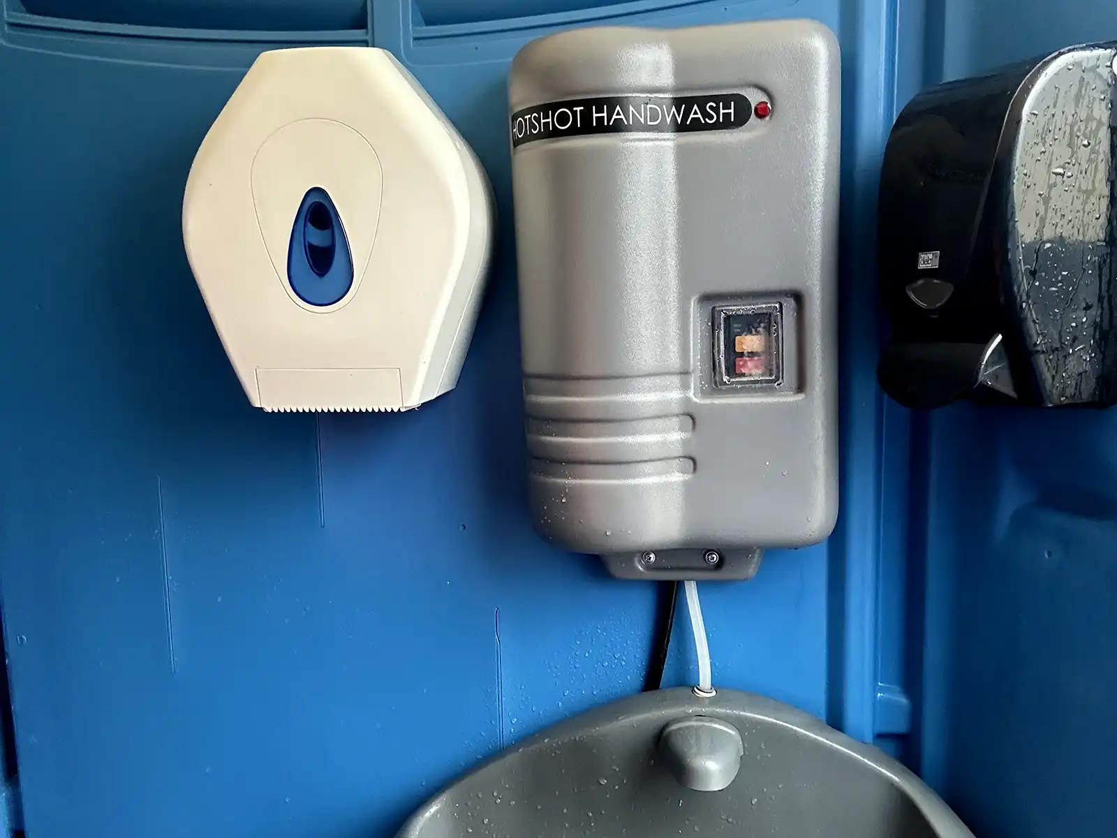 Hot Wash Portable Toilet Hire