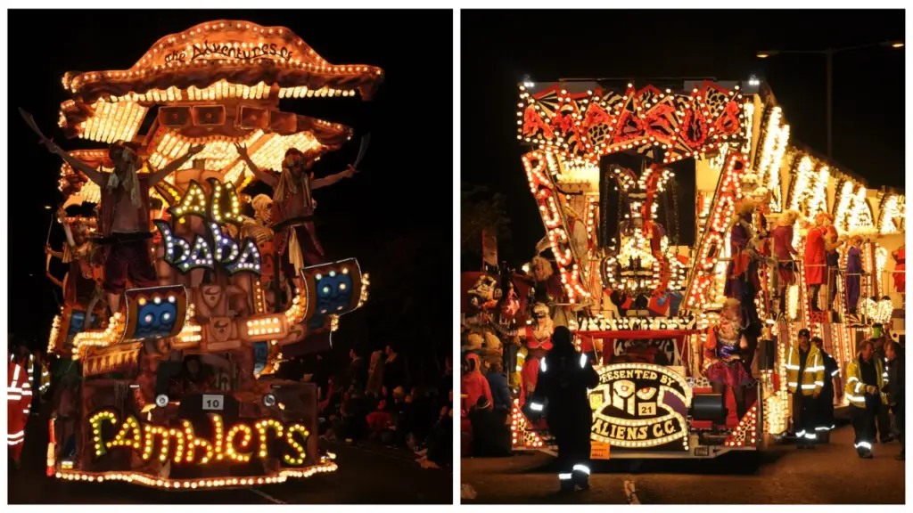 Bridgwater Carnival Somerset 2025 Portable Toilet Hire RAMBLERS FLOAT WINNERS-photo